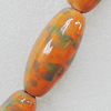 Ceramics Beads, Oval 21x47mm, Sold by Bag  