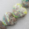 Ceramics Beads, Heart 34x31mm, Sold by Bag  