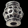 Hollow Bali Beads Zinc Alloy Jewelry Findings, Fat Bottle, 12x14mm, Sold by Bag  