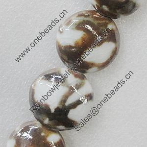 Ceramics Beads, Round 20mm, Sold by Bag  