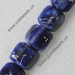 Ceramics Beads, Square 13x13mm, Sold by Bag  
