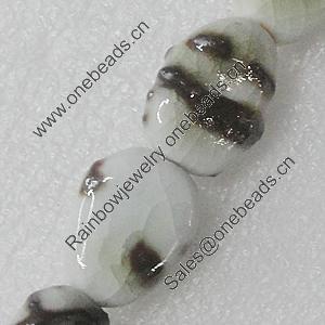 Ceramics Beads, Nugget 17x22mm, Sold by Bag  