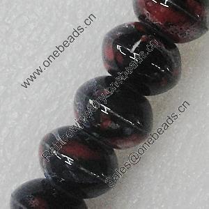 Ceramics Beads, Rondelle 15x10mm, Sold by Bag  