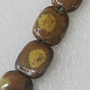 Ceramics Beads, Nugget 15x17mm, Sold by Bag  