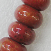 Ceramics Beads, Rondelle 16x10mm, Sold by Bag  