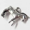 Pendant, Zinc Alloy Jewelry Findings, Horse, 20x17mm, Sold by Bag  