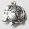 Pendant, Zinc Alloy Jewelry Findings, 18x20mm, Sold by Bag  