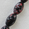 Ceramics Beads, Oval 17x27mm, Sold by Bag  