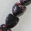 Ceramics Beads, Heart 21x23mm, Sold by Bag  