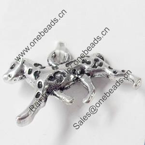 Pendant, Zinc Alloy Jewelry Findings, 24x15mm, Sold by Bag  