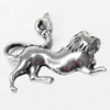 Pendant, Zinc Alloy Jewelry Findings, Lion, 23x18mm, Sold by Bag  