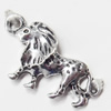Pendant, Zinc Alloy Jewelry Findings, Lion, 20x15mm, Sold by Bag  