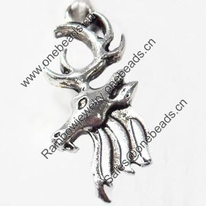 Pendant, Zinc Alloy Jewelry Findings, 11x27mm, Sold by Bag  