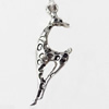 Pendant, Zinc Alloy Jewelry Findings, Giraffe, 10x32mm, Sold by Bag  