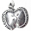 Pendant, Zinc Alloy Jewelry Findings, 18x21mm, Sold by Bag  