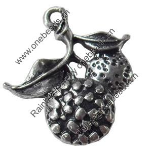 Pendant, Zinc Alloy Jewelry Findings, 20x22mm, Sold by Bag  