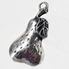 Pendant, Zinc Alloy Jewelry Findings, Pear, 12x24mm, Sold by Bag  