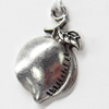 Pendant, Zinc Alloy Jewelry Findings, 15x25mm, Sold by Bag  