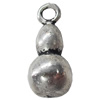 Pendant, Zinc Alloy Jewelry Findings, Calabash, 9x21mm, Sold by Bag  