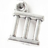 Pendant, Zinc Alloy Jewelry Findings, 10x13mm, Sold by Bag  