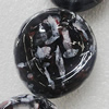 Ceramics Beads, Nugget 36x39mm, Sold by Bag  