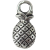 Pendant, Zinc Alloy Jewelry Findings, pineapple, 6x13mm, Sold by Bag  