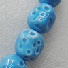 Ceramics Beads, Nugget 20x22mm, Sold by Bag  