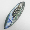 Ceramics Pendant, 100x37mm, Sold by PC  