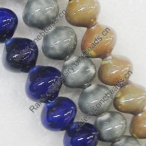 Ceramics Beads, Mix Color, 18x18mm, Sold by Bag  
