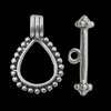 Clasps Zinc Alloy Jewelry Findings Lead-free, Loop:16x23mm Bar:23x5mm, Sold by Bag  