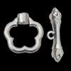 Clasps Zinc Alloy Jewelry Findings Lead-free, Loop:17mm Bar:25x5mm, Sold by Bag  