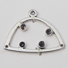 Pendant, Zinc Alloy Jewelry Findings, 27x21mm, Sold by Bag  