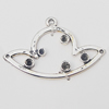 Pendant, Zinc Alloy Jewelry Findings, 34x23mm, Sold by Bag  