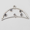 Pendant, Zinc Alloy Jewelry Findings, 37x18mm, Sold by Bag  