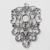 Pendant, Zinc Alloy Jewelry Findings, 29x42mm, Sold by Bag  