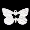 Iron Jewelry Finding Pendant Lead-free, Butterfly 30x20mm, Sold by bag  