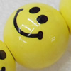 Ceramics Beads, Round, 15mm Hole:3mm, Sold by Bag  