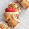 Ceramics Beads, 13x19mm Hole:2mm, Sold by Bag  