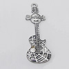 Pendant, Zinc Alloy Jewelry Findings, Quitar 22x63mm, Sold by Bag  