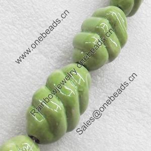 Ceramics Beads, 19x41mm Hole:4mm, Sold by Bag  