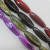 Ceramics Beads, Mix Color, 13x53mm, Sold by Bag  