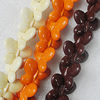 Ceramics Beads, Mix Color, Butterfly 24x31mm, Sold by Bag  