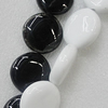 Ceramics Beads, Mix Color, Flat Round 26mm, Sold by Bag  