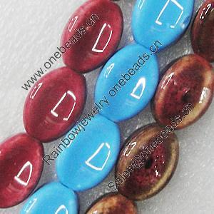 Ceramics Beads, Mix Color, 12x17mm, Sold by Bag  