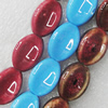 Ceramics Beads, Mix Color, 12x17mm, Sold by Bag  