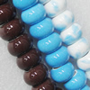 Ceramics Beads, Mix Color, Rondelle 15x9mm, Sold by Bag  