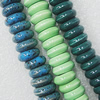 Ceramics Beads, Mix Color, Rondelle 13mm, Sold by Bag  