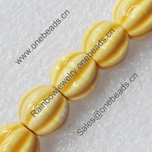 Ceramics Beads, 10x12mm Hole:2mm, Sold by PC  
