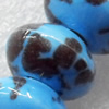 Ceramics Beads, 15x9mm Hole:4mm, Sold by PC  