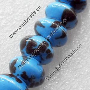 Ceramics Beads, 15x9mm Hole:4mm, Sold by PC  